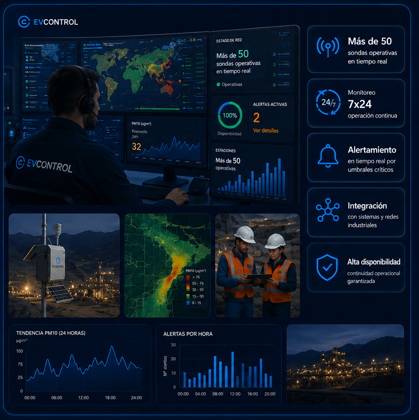 Panel operacional EVControl